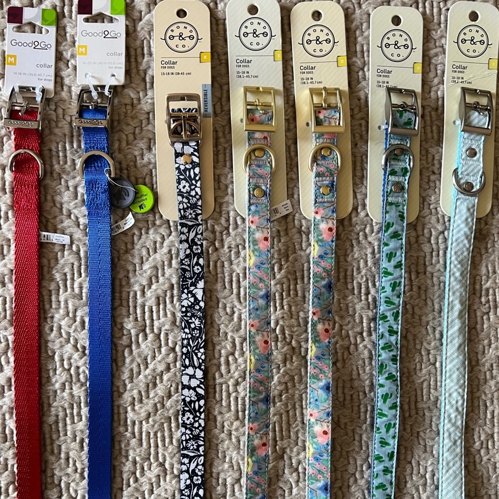 Dog Collars Medium - any 2 for $16